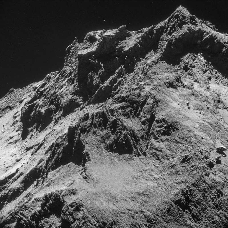 Illustration for article titled ​Stunning Images Of A Comet's Alien Landscape